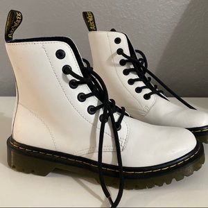 White Dr. Martens Boots size 7